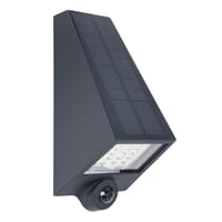 APLIQUE LED SOLAR NOGAL 6,5W NEGRO LUZ NEUTRA - 1