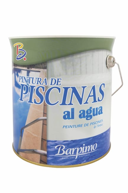 PINTURA PISCINAS AL AGUA BARPIMO 4L AZUL - 1