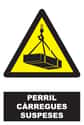 SEÑAL CARTEL CARGA SUSPENDIDA 1UD - 1