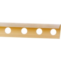 PERFIL ESQUINA REDONDEADA PVC 8.5X2600 MM MARMOL CREMA - 1