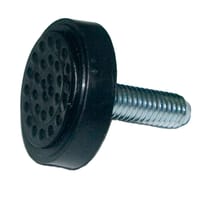 TORNILLO NIVELADOR PARA PATA METALICA M 10. BASE TEFLON. 4 UDS - 1
