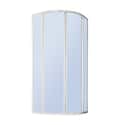 MAMPARA DE DUCHA CURVA CORREDERA SIENA 90X90CM BLANCO - 2