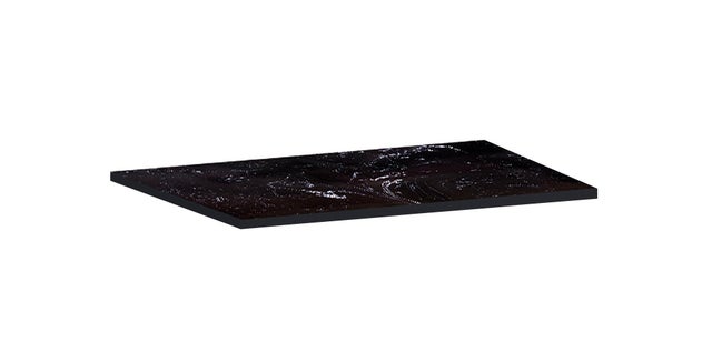 ENCIMERA DE LAVABO PIEDRA NEGRO 60X46CM