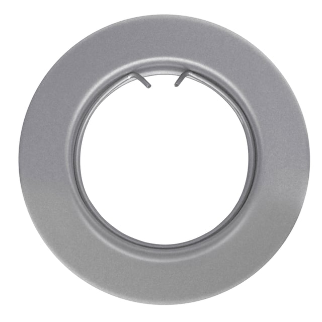 ARO DE EMPOTRAR ACERO Ø 80mm FIJO CROMO MATE