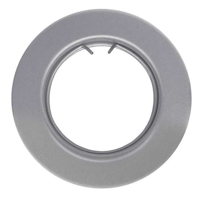 ARO DE EMPOTRAR ACERO Ø 80mm FIJO CROMO MATE