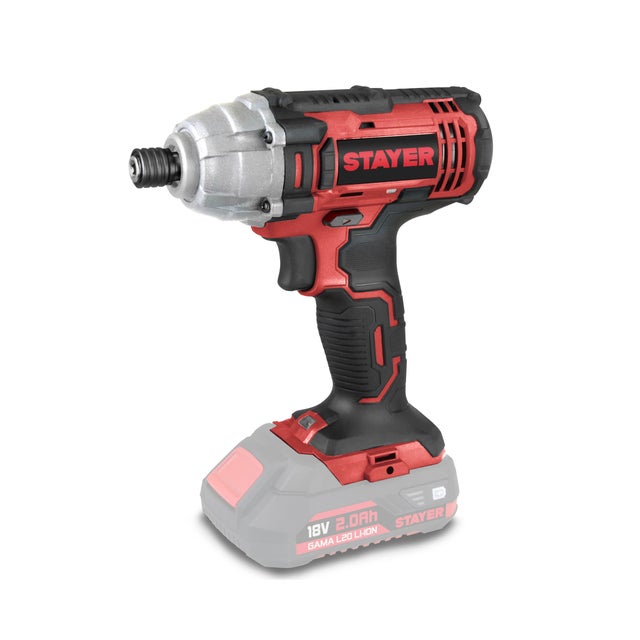 ATORNILLADOR DE IMPACTO A BATERÍA 180NM 18V STAYER IS L20