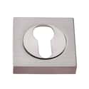 ESCUDO BOCALLAVE CUADRADO ZAMACK NIQUEL  - 1
