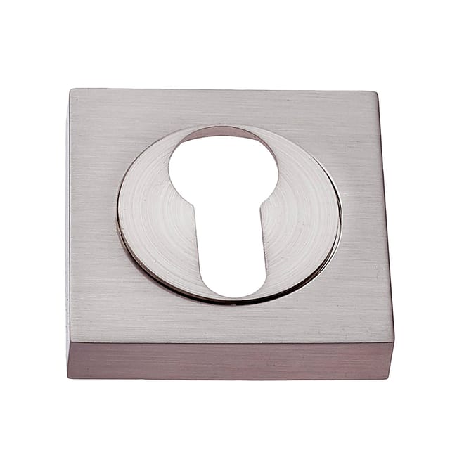 ESCUDO BOCALLAVE CUADRADO ZAMACK NIQUEL  - 1