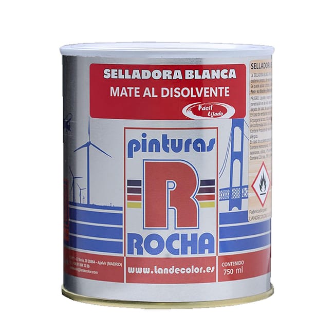 IMPRIMACIÓN SELLADORA SINTÉTICA ROCHA 750ML BLANCO - 1
