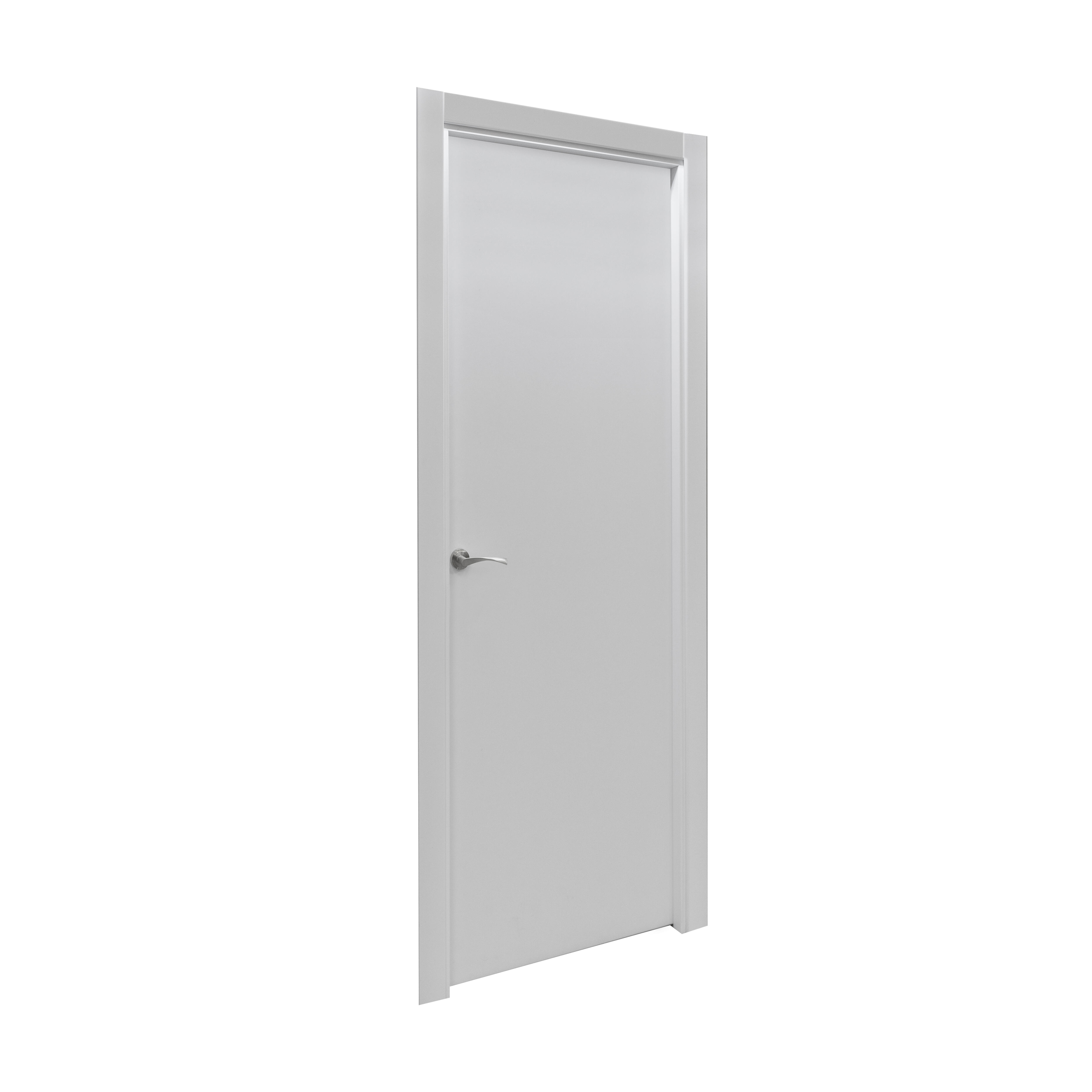 PUERTA ABATIBLE EN BLOCK MELAMINA BLANCA 62,5CM CIEGA DERECHA - 3