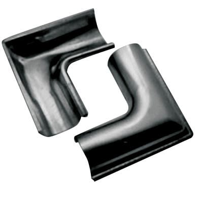 INGLETE EVACUACIÓN PLUVIALES METÁLICO ÁNGULO ESTAMPADO INTERIOR ZINC-TITANIO - 1