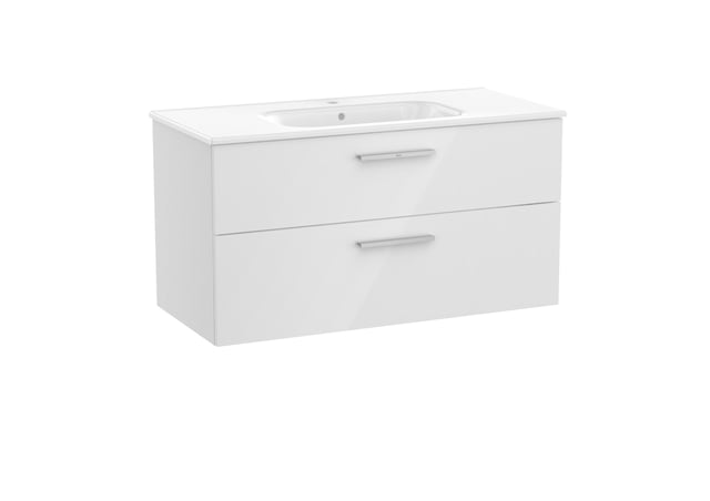 MUEBLE BAÑO+ENCIMERA PENTEO 100 BCO 2CJ
