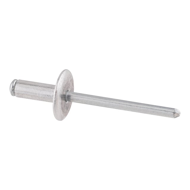 REMACHES CABEZA ANCHA ALUMINIO Y ACERO 4.8 X 12  MM. BRALO. 250 UDS