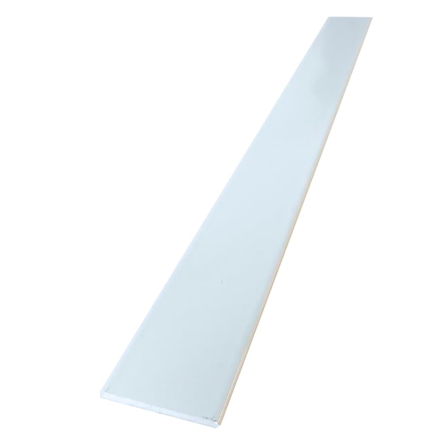 PLETINA ALUMINIO LACADO BLANCO 20X2MM 2,6M.