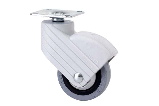 RUEDA GIRATORIA GOMA  50 MM. RUEDAS ALEX