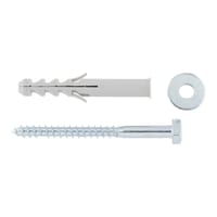 TACO UNIVERSAL DE POLIAMIDA DIÁMETRO 14MM LONGITUD 120MM NOUTAC 4UDS - 1