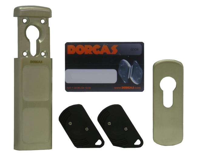 ESCUDO PROTECTOR MAGNETICO ANTIVANDALICO PC2 LATONADO DORCAS - 1