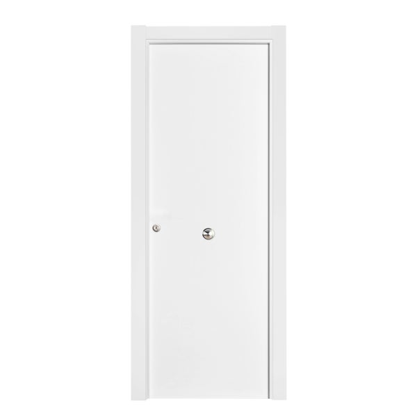 PUERTA ENTRADA BLINDADA BLANCA DERECHA
