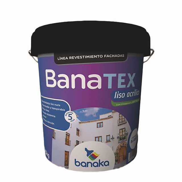 BASE PINTURA FACHADAS MATE BANATEX 4L TONOS INTENSOS TR