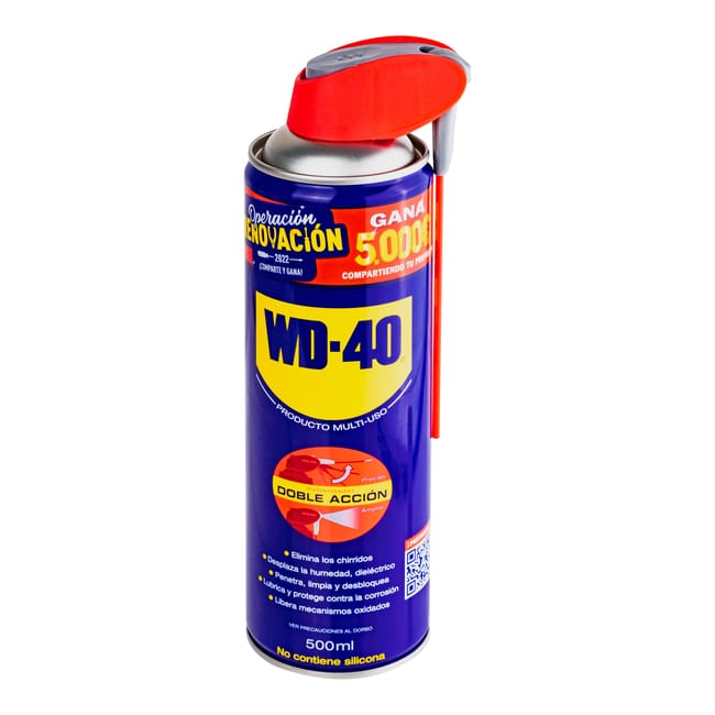 ACEITE MULTIUSOS DOBLE ACCIÓN SPRAY 500ML WD-40 - 1