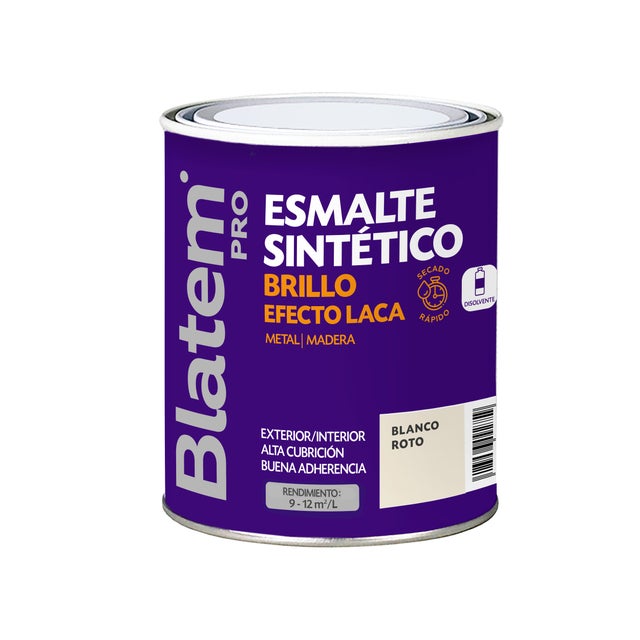 ESMALTE SINTETICO BRILLANTE 750ML BLANCO ROTO