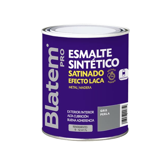ESMALTE SINTETICO SATINADO 750ML GRIS PERLA - 1