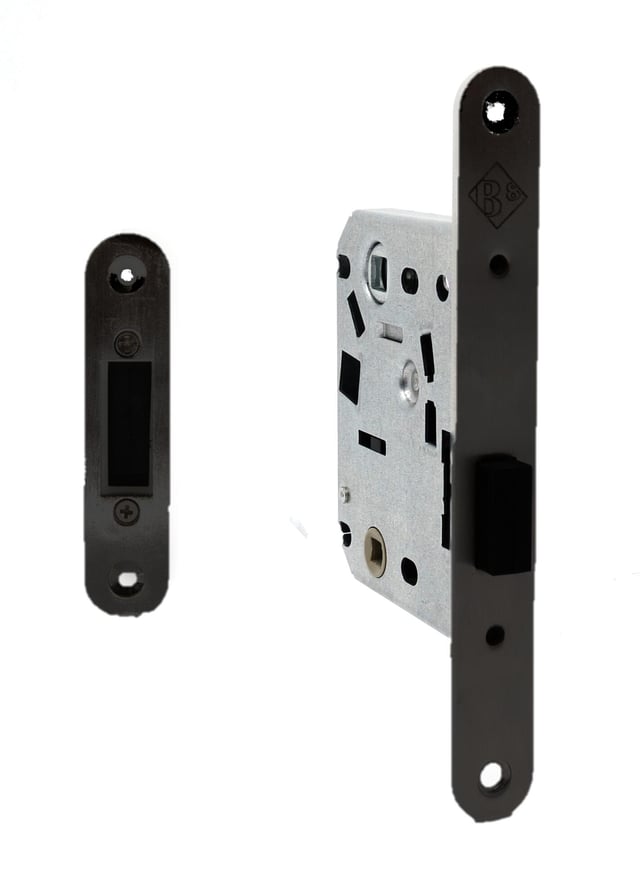 PICAPORTE UNIFICADO MAGNETICO 50MM NEGRO 