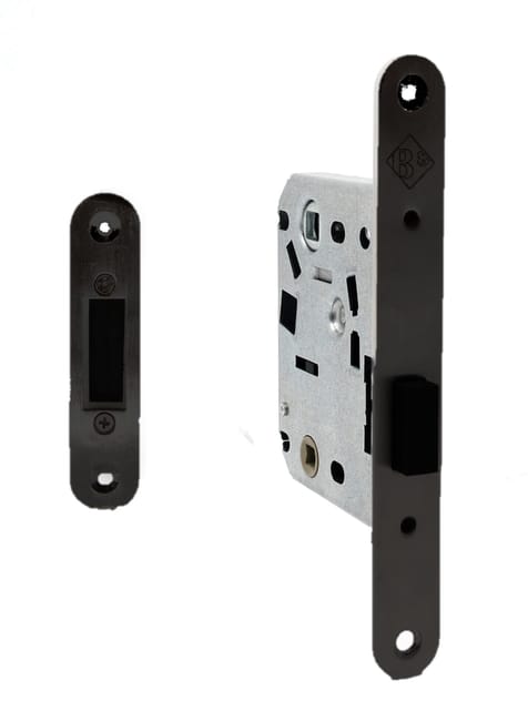 PICAPORTE UNIFICADO MAGNETICO 50MM NEGRO  - 1