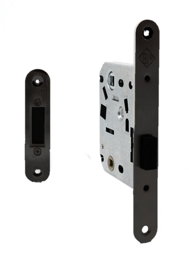 PICAPORTE UNIFICADO MAGNETICO 50MM NEGRO 