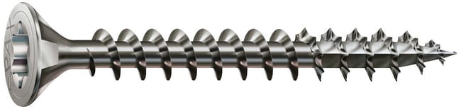 TORNILLOS TIRAFONDO PARA MADERA INOXIDABLES A2 4,5X50MM. 25UDS - 1