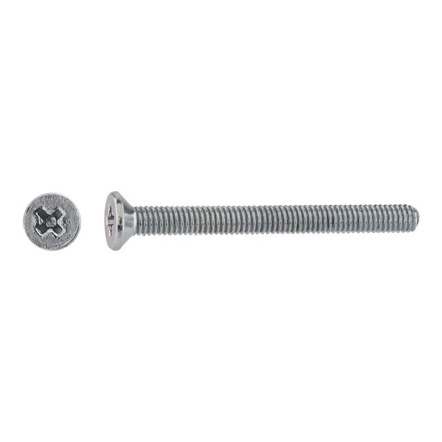 TORNILLOS MÉTRICOS AVELLANADOS PARA METAL CINCADOS 3X30MM. 500UDS