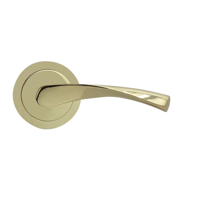 JUEGO DE MANILLA ROSETA ALUMINIO ANCHA NIQUEL LATONADO MODELO 707 MICEL