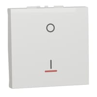 INTERRUPTOR BIPOLAR ANCHO CON LUZ SERIE NEW UNICA BLANCO - 1