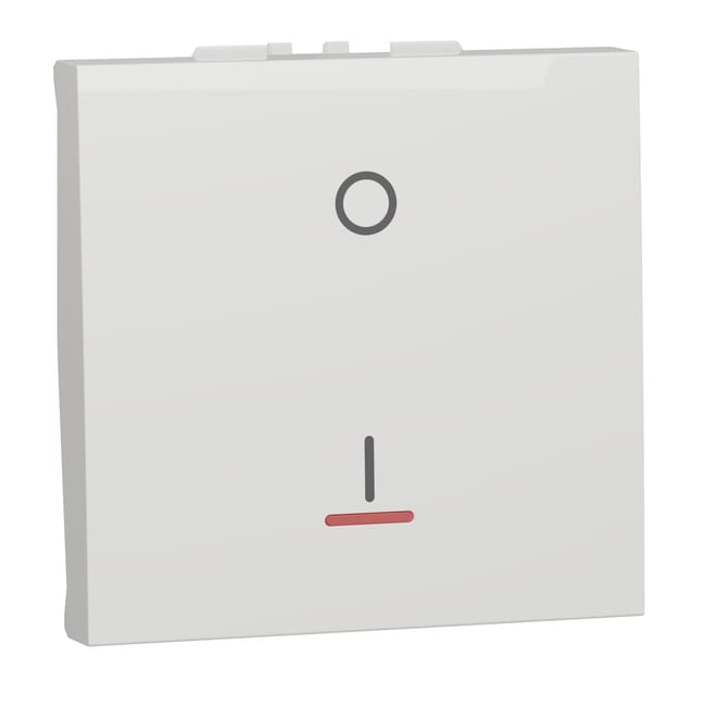 INTERRUPTOR BIPOLAR ANCHO CON LUZ SERIE NEW UNICA BLANCO - 1