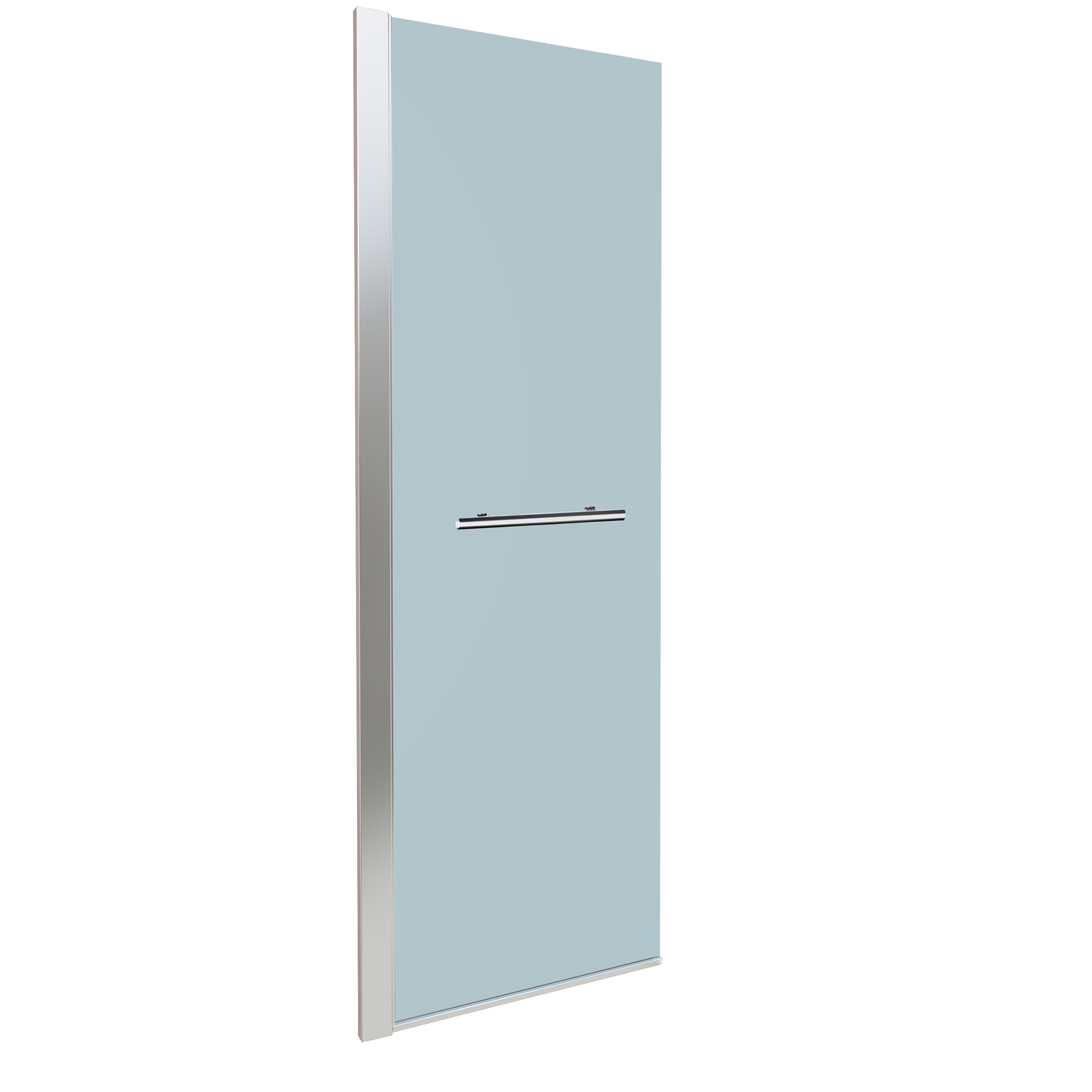 MAMPARA PANEL DE DUCHA ABATIBLE CARIBE 90CM CON TIRADOR - 2