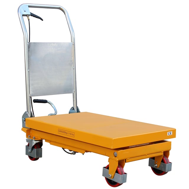 MESA HIDRAULICA ACERO  500KG AYERBE