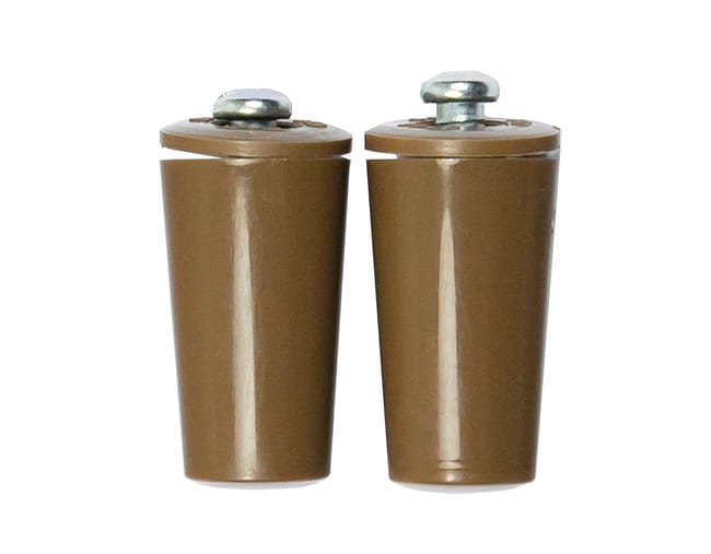 TOPE DE PERSIANA PLASTICO 40  MM MARRON - 1