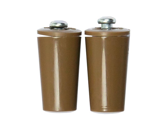 TOPE DE PERSIANA PLASTICO 40  MM MARRON