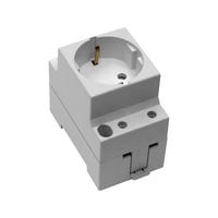 TOMA SCHUKO PARA CARRIL DIN - 1