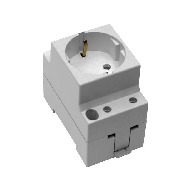 TOMA SCHUKO PARA CARRIL DIN - 1