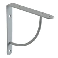 ESCUADRA METALICA PARA BALDA REFORZADA GRIS 180 X 180 X 25  MM - 1