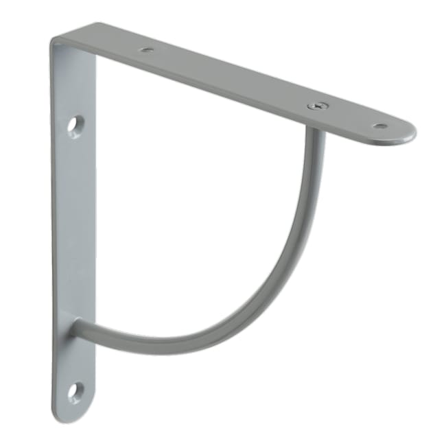 ESCUADRA METALICA PARA BALDA REFORZADA GRIS 180 X 180 X 25  MM - 1