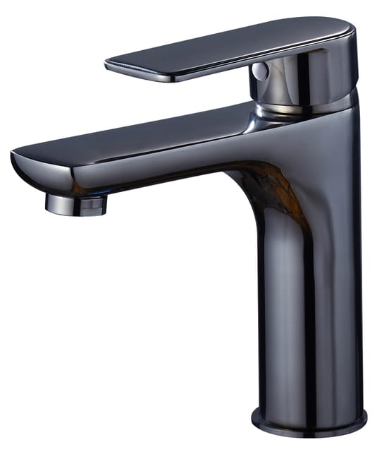 GRIFO DE LAVABO MONOMANDO STILUS GRAFITO BRILLO - 1