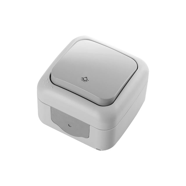 PULSADOR SERIE SIEMENS COLOR GRIS IP54