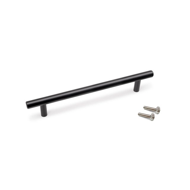 TIRADOR MUEBLE ACERO INOX NEGRO 1UD