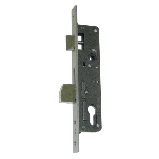 CERRADURA CARPINTERIA METALICA SIN CILINDRO RESBALON REVERSIBLE  Y PALANCA BASCULANTE ENTRADA30MM ISEO