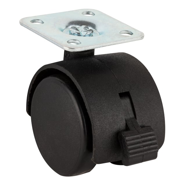RUEDA MUEBLES 40MM POLIPROPILENO. HASTA 20KG. LLANTA PLÁSTICO