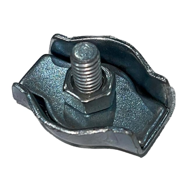 SUJETACABLE PLANOS SIMPLE GALVANIZADO 2 MM. 8 UDS - 1