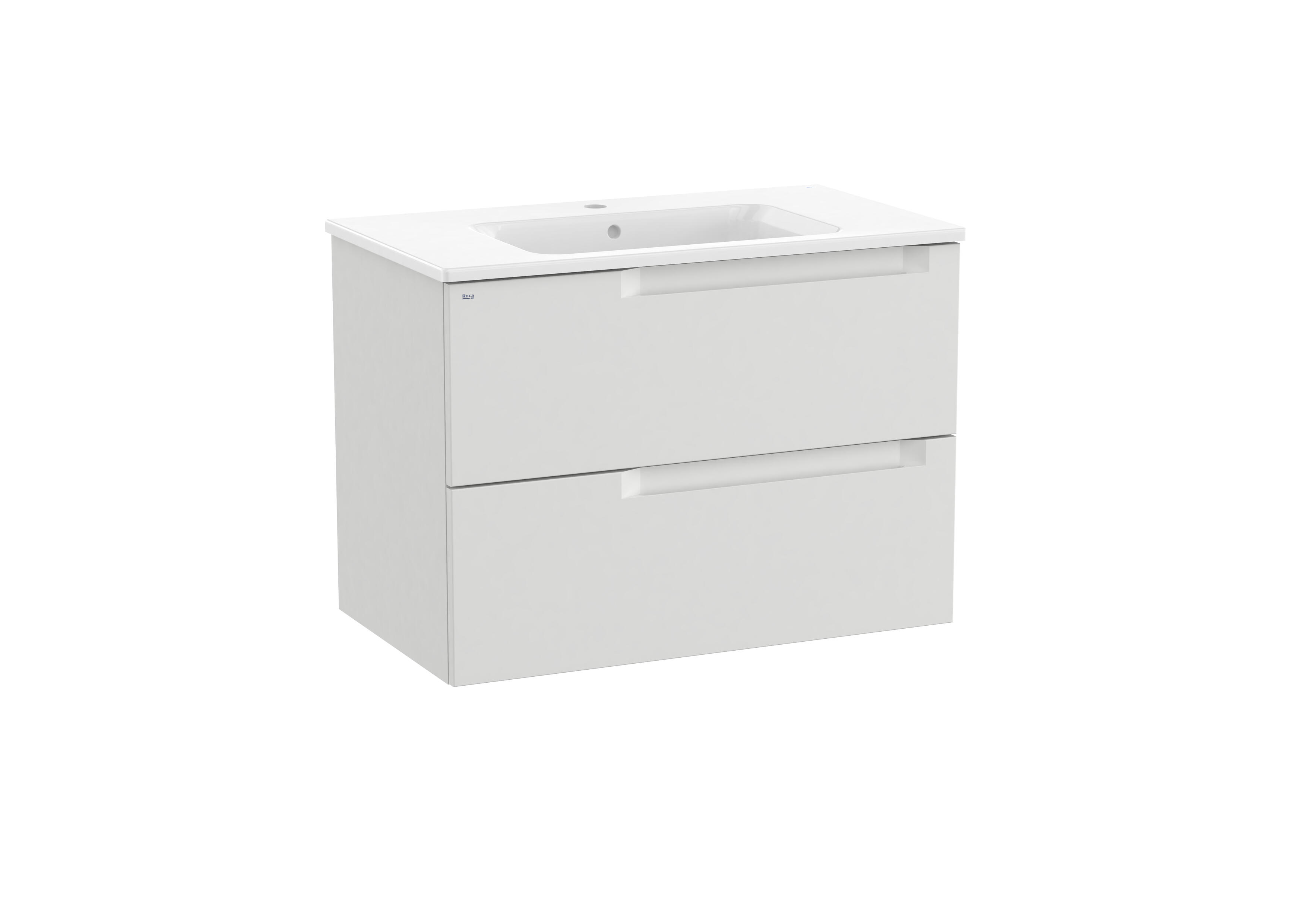 MUEBLE DE BAÑO CON LAVABO ROCA BORNEO GRIS CLARO 80.5X46CM - 2