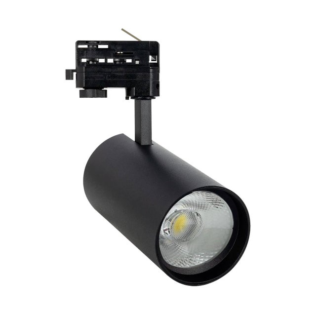 FOCO DE CARRIL LED TRIFÁSICO 30W NEGRO